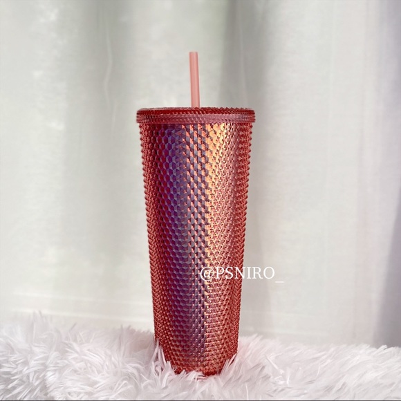 Starbucks Rose Gold and Flamingo Studded Tumblers - Picture 5 of 7